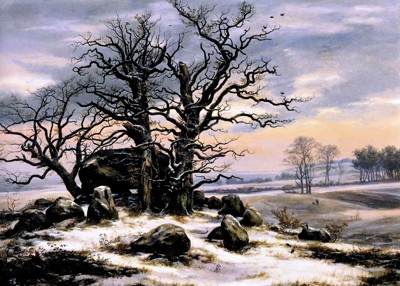 CCXXIV. Hünengrab nahe Vordingborg im Winter