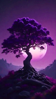Фиолетово-Черные Мальвы Фиолетово-Черные Мальвы