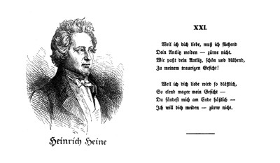 LXVII. Heinrich Heine. Weil ich dich liebe